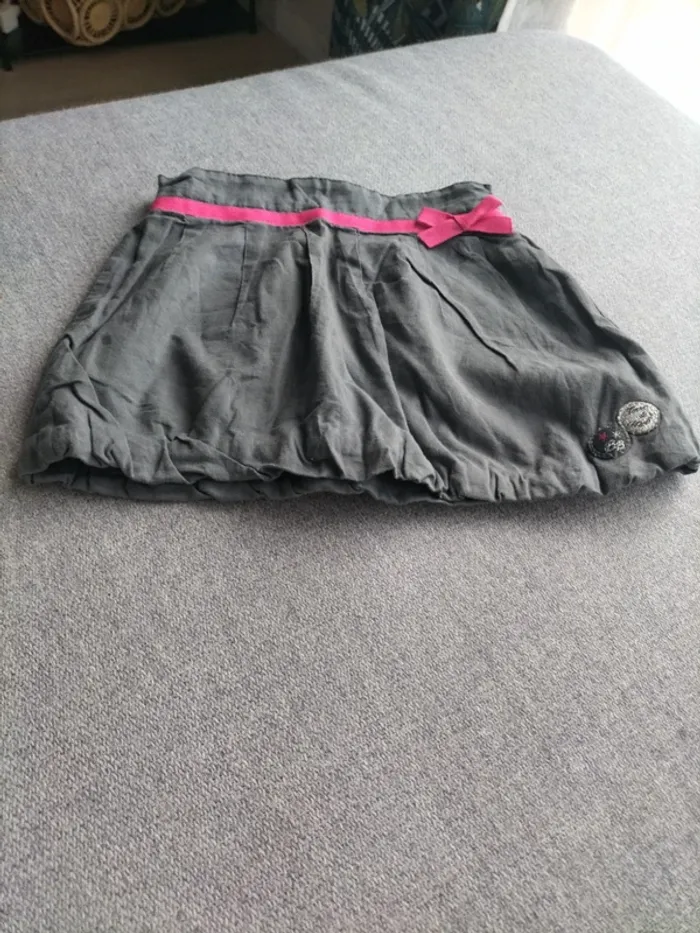 Ensemble t-shirt manches longues Jupe courte boule 12 mois - photo numéro 3