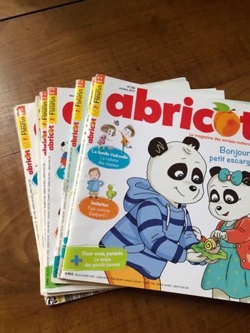 Lot 6 magazines Abricot 2019/2020 – activités 3-5 ans – jeux NON faits
