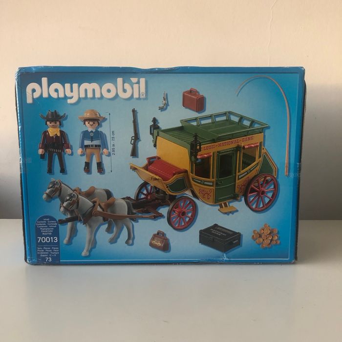 Playmobil Western diligence   neuf jamais ouvert - photo numéro 4