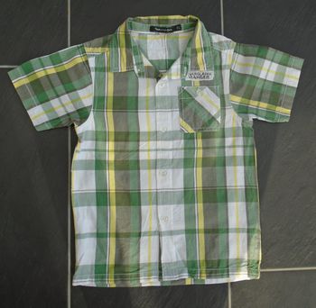 Chemise manches courtes garçon 6 ans (114 cm)