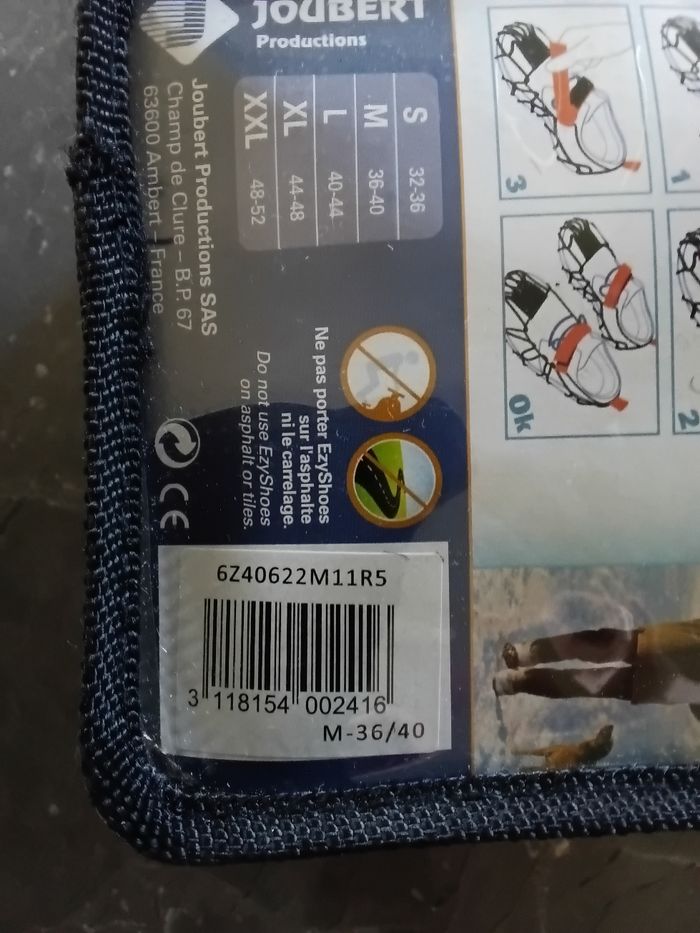 Lot de 2 sur-chaussures antidérapante neuf - photo numéro 8