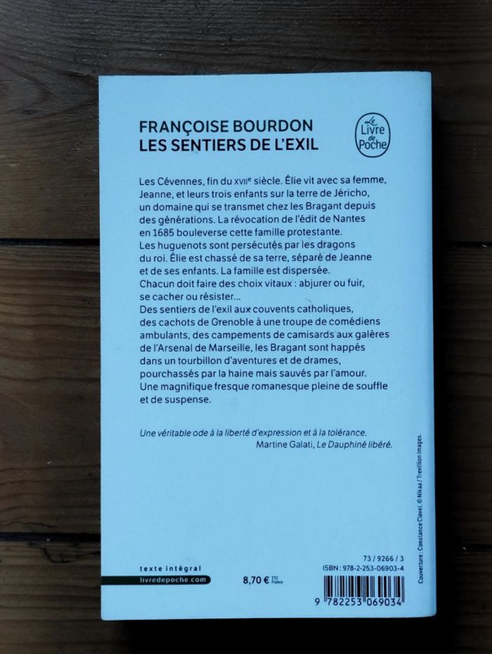 Françoise Bourdin Les sentiers de l'exil - photo numéro 2