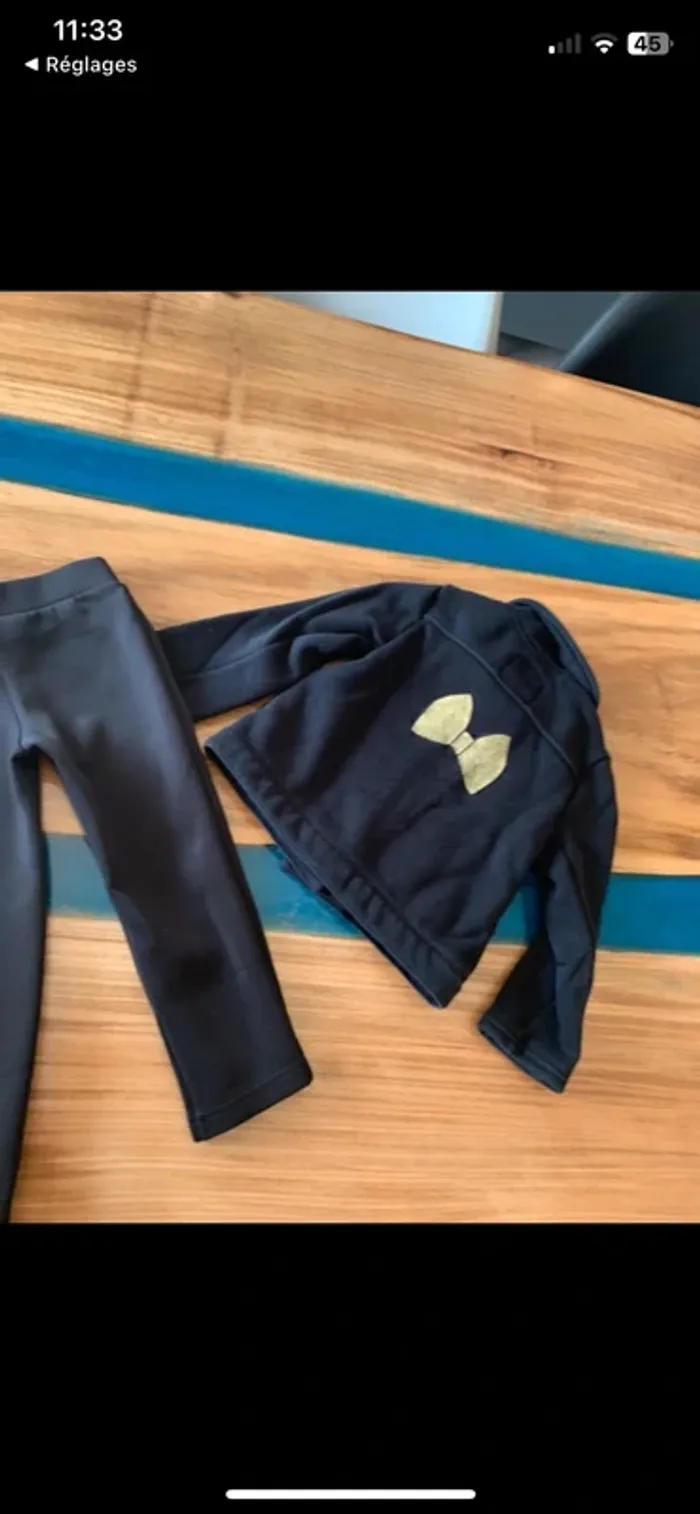 Ensemble noir Disney Minnie taille 3 ans - photo numéro 5