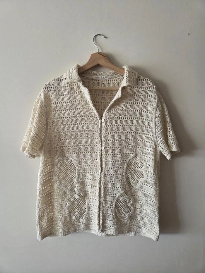 Veste Oysho crème taille Xs - photo numéro 2