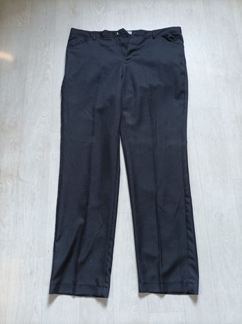 Pantalon à pinces noir Gémo pour homme taille 50 pour cérémonie