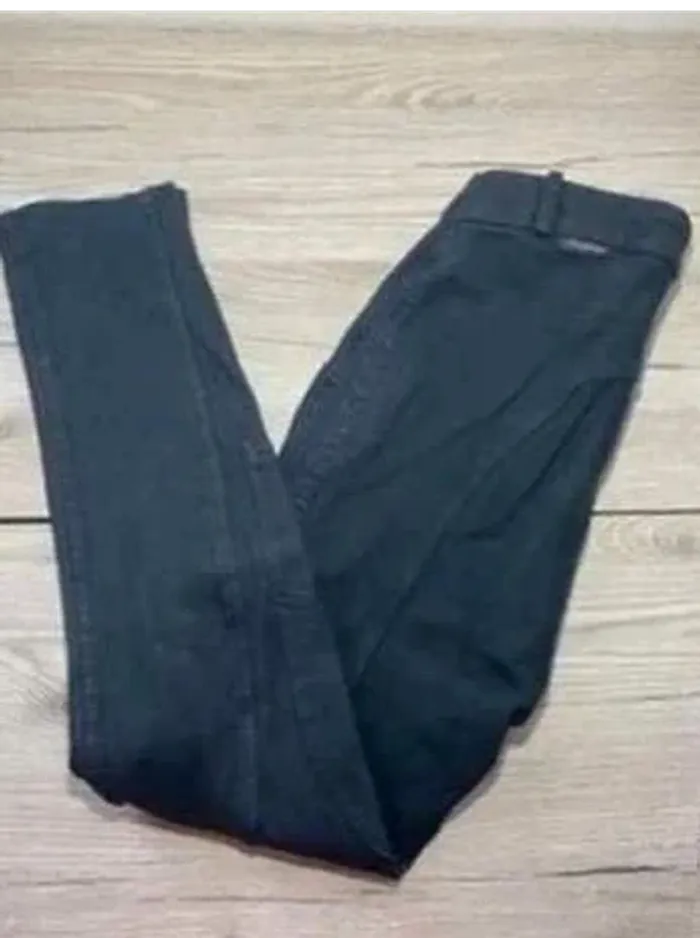 Pantalon d’Équitation  Fouganza Taille  38 / M,  Noir,  Très  Bon État