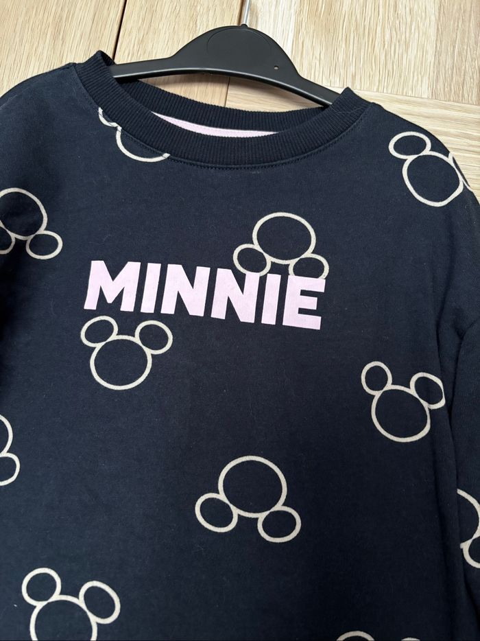 Robe sweat bleu/violet Mickey DISNEY t.5ans - photo numéro 2