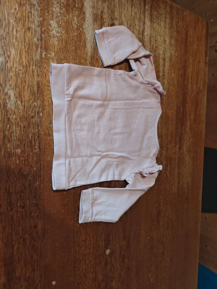 Pull rose chat fille taille 92 cm - photo numéro 4