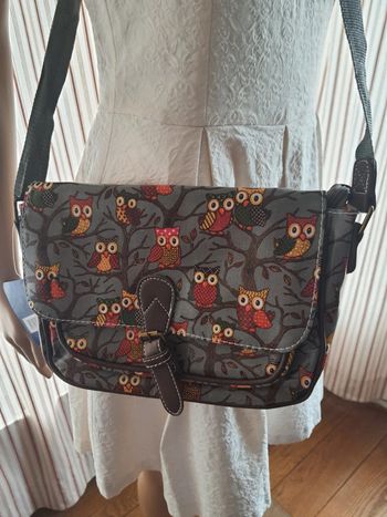 Jolie Sac à main gris/marron Mfhandbags neuf