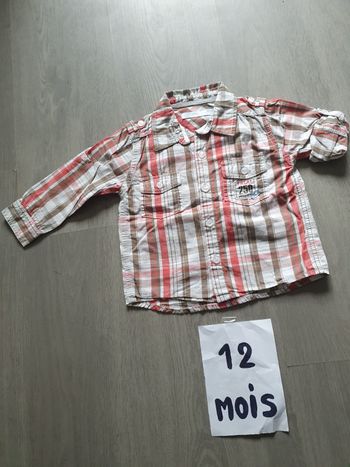 Chemise 12mois garçon