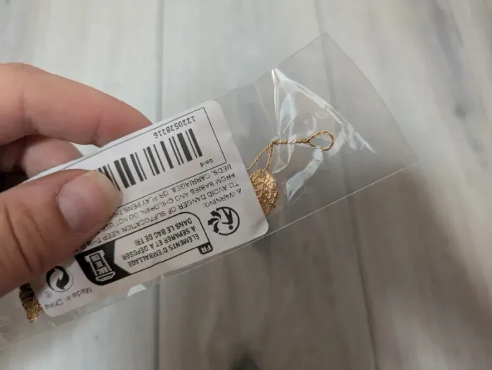 Bijoux de tête feuille doré neuf - photo numéro 3