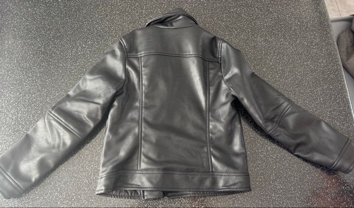 H&M - blouson faux cuir fille 7-8ans - photo numéro 4
