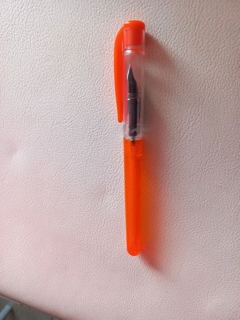 Stylo plume orange