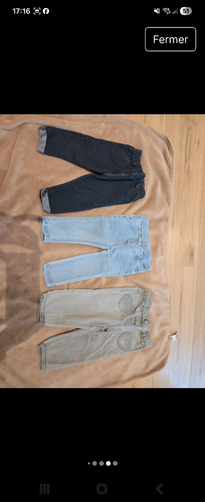 Lot de 8 jeans 12 mois - photo numéro 7