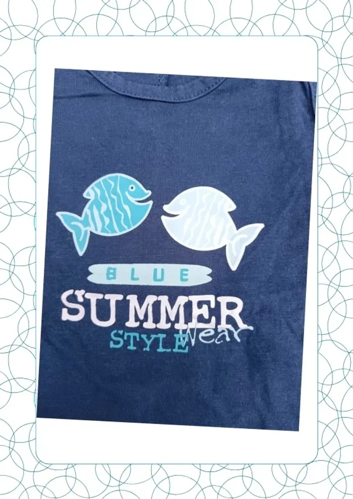 Tee shirt sans manche 9 mois - photo numéro 2