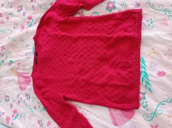 pull rouge monoprix taille 2