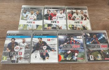 Lot de jeux de foot fifa / pes ps3 en l’état