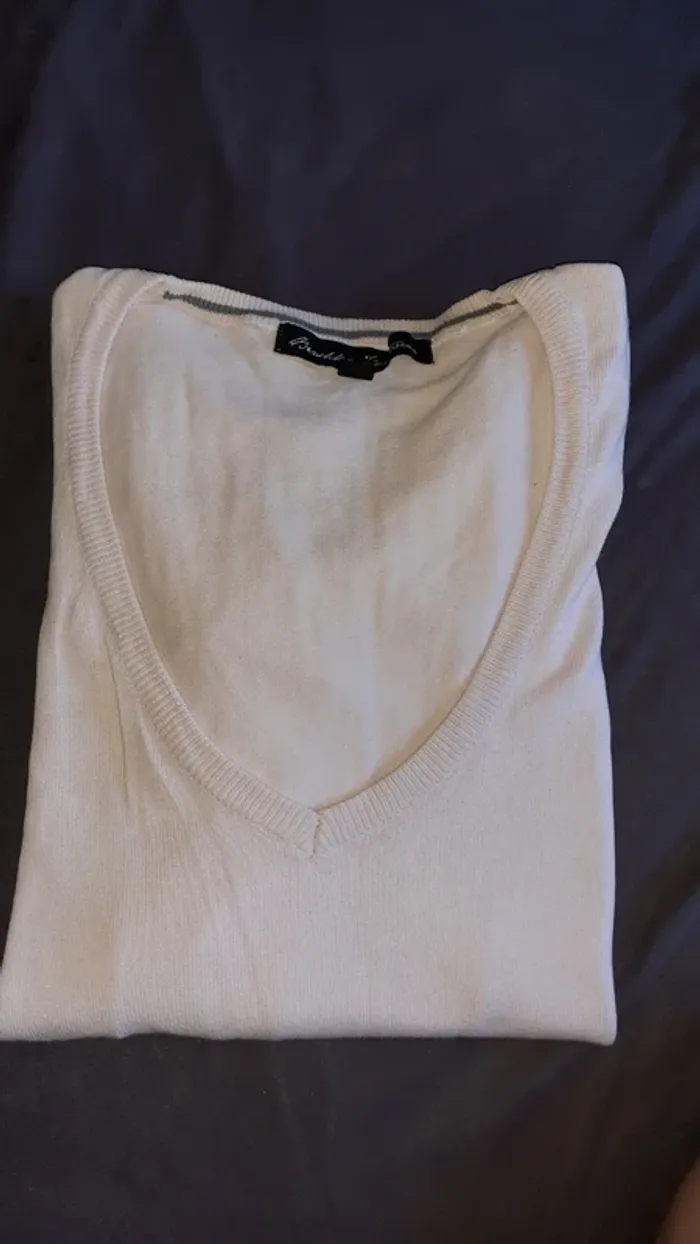 Pull manche longue rose