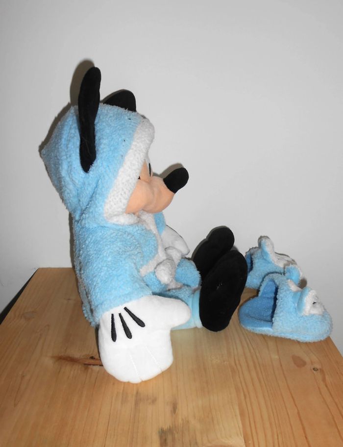 Peluche Mickey en peignoir - photo numéro 3