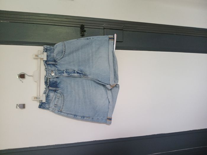 Short en jean taille haute