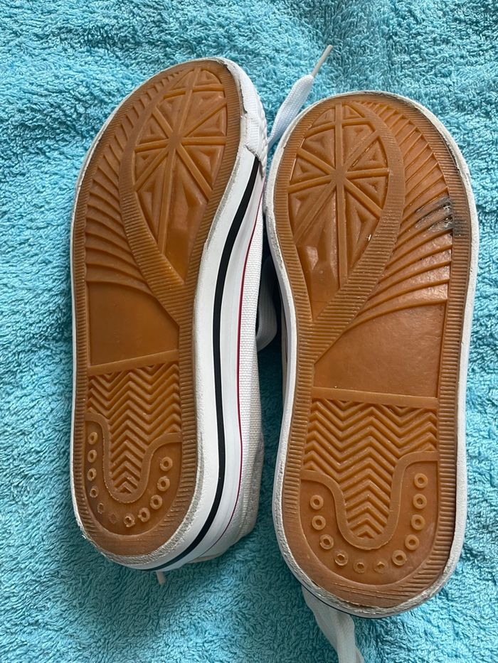 Chaussure fille à lacets, basket fille Barbie personnalisée, pointure 33 - photo numéro 7