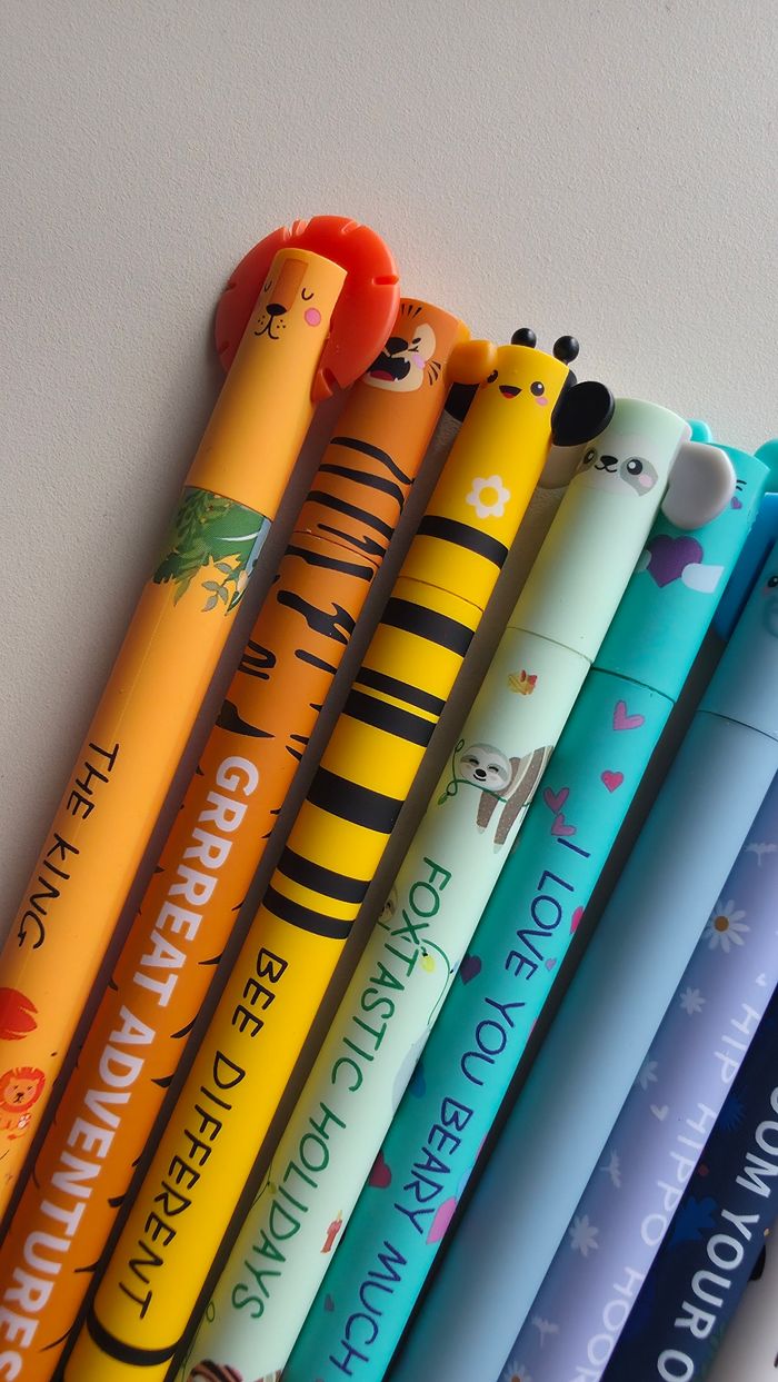 Lot de 11 stylos animaux kawaii - photo numéro 2