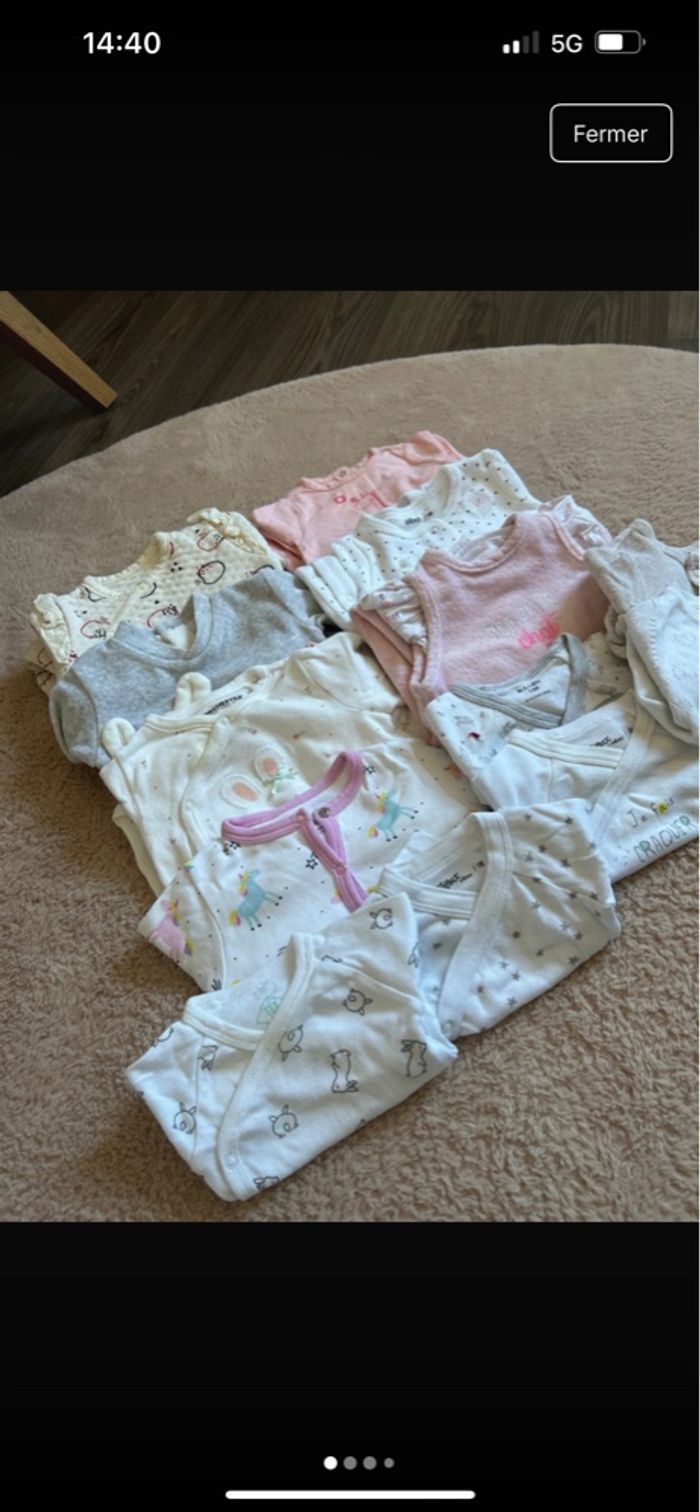 Lot fille - Taille 1 mois - photo numéro 3