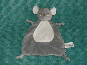 Doudou plat koala gris blanc Du pareil au même DPAM 🐨parfait état