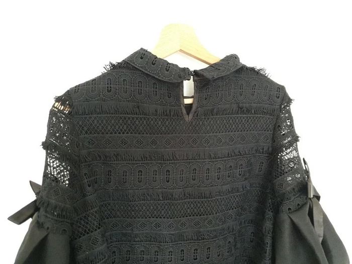 Top dentelle soirée manches longues - photo numéro 6