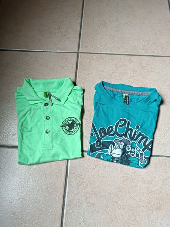 Lot tee shirt et polo verts Orchestra 5 ans