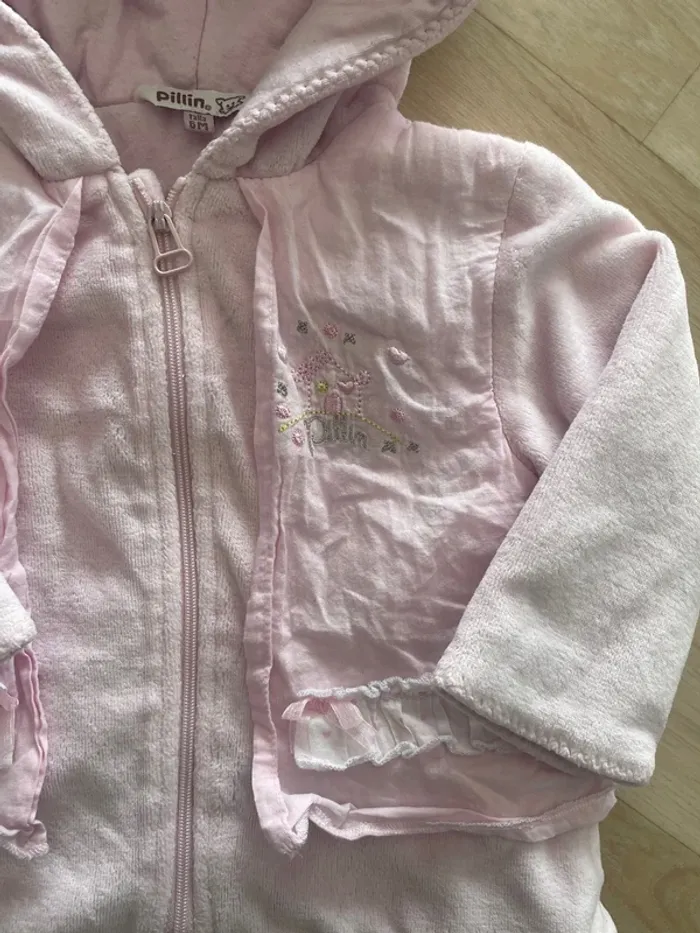 Gilet chaud bébé fille 6 mois - photo numéro 3