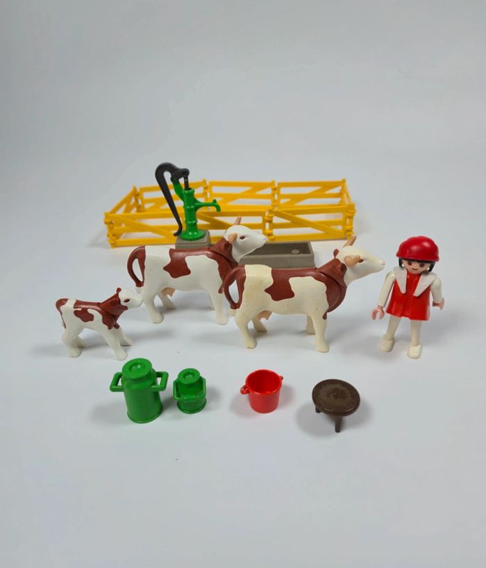 Playmobil Mangeoire avec Vaches à lait - photo numéro 6
