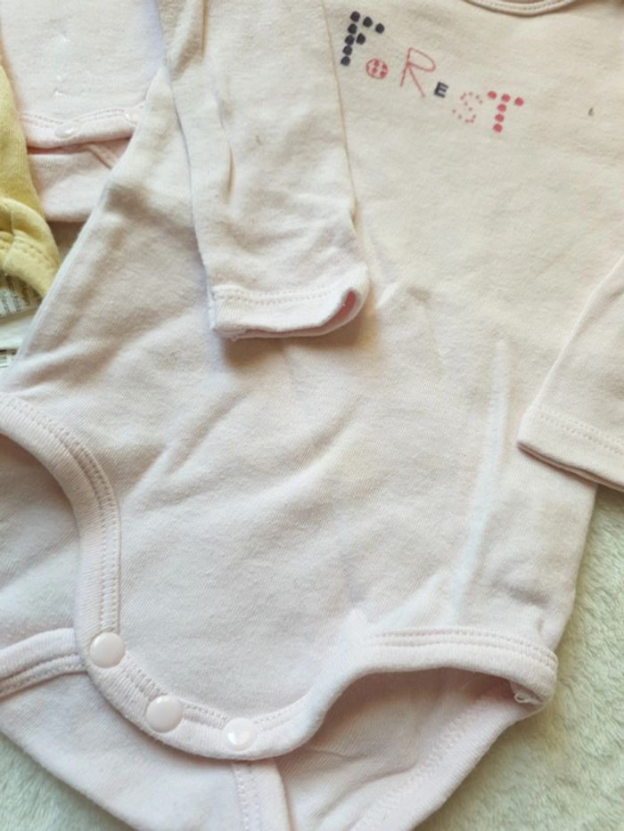 Lot 3 bodies manches longues - photo numéro 2