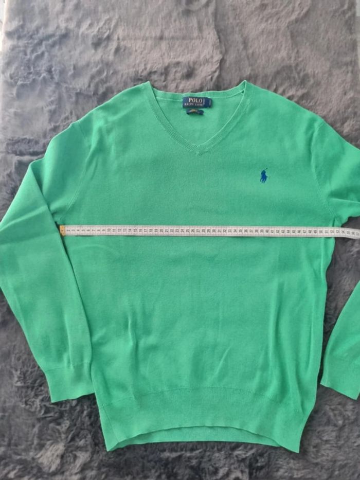 Pull col V Ralph Lauren vert, M Hommes - photo numéro 10