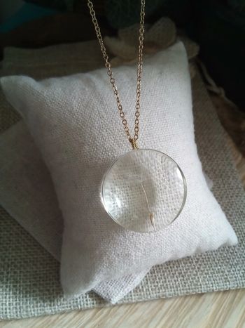 Collier médaillon graine de vie