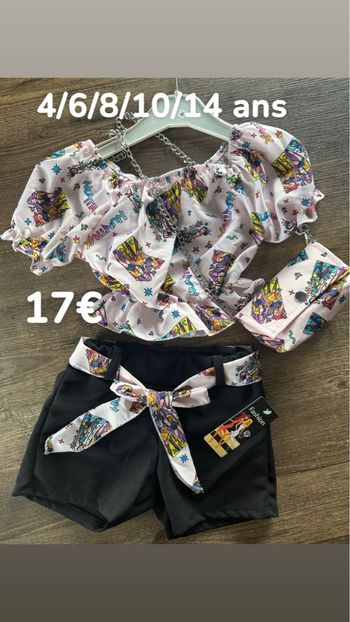 Ensemble short k-pop démon hunters