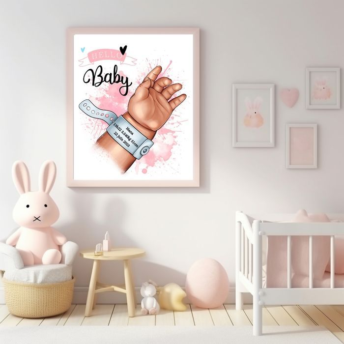 affiche naissance personnalisé
