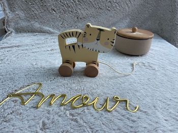 Tigre à tirer en bois - Little Dutch