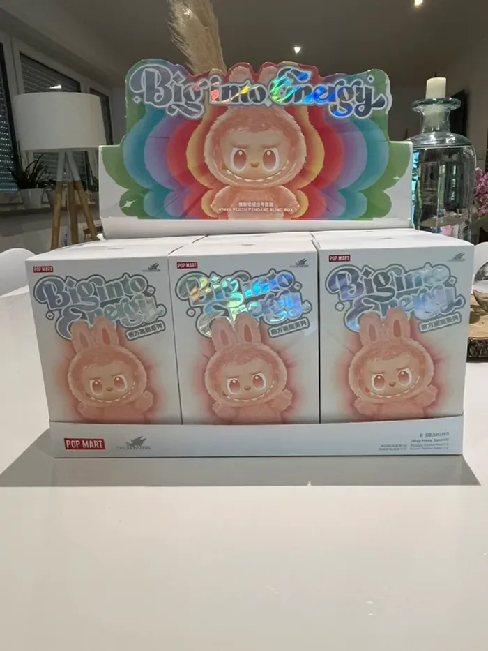 Labubu Big Into Energy – Pop Mart (1 boîte,Neuf, sous boîte)