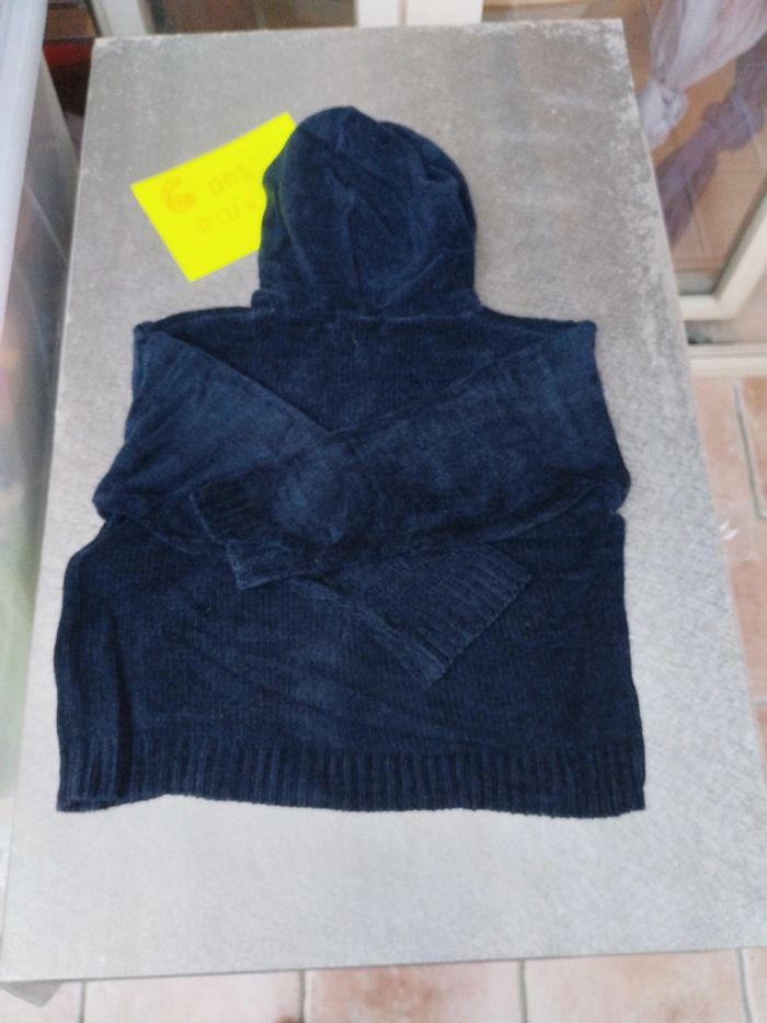 Gilet 6 ans fille Camaïeu junior bleu marine - photo numéro 3