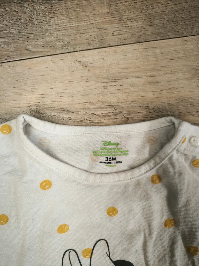 Tee shirt Minnie Disney 36 mois - photo numéro 3