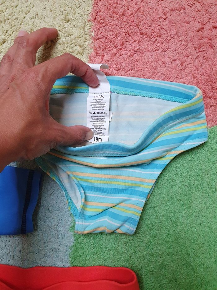 Lot 3 maillots de bain + 1 tee-shirt + 1 casquette - garçon- 2 ans - photo numéro 5