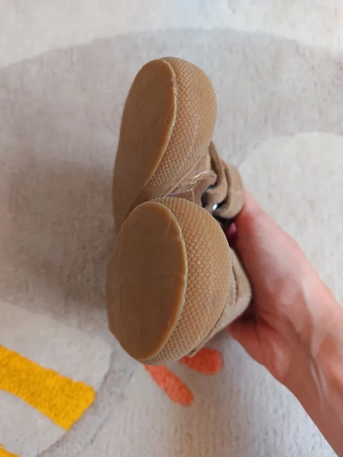 Chaussures Naturino Cocoon VL scratchs daim taupe 22 - photo numéro 6