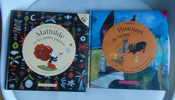 Lot de 2 livres avec Cd