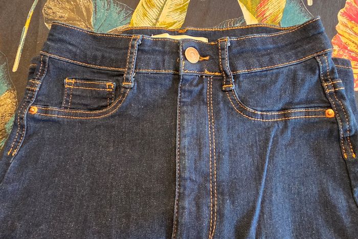 Jupe en jeans bleu foncé 36 - photo numéro 4