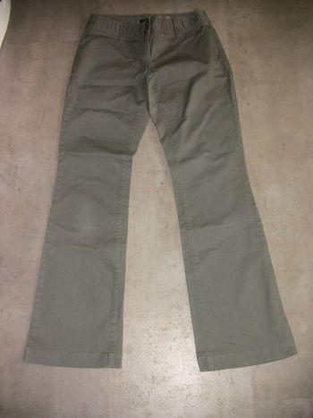 Pantalon Kaki HetM Taille 36 en toile