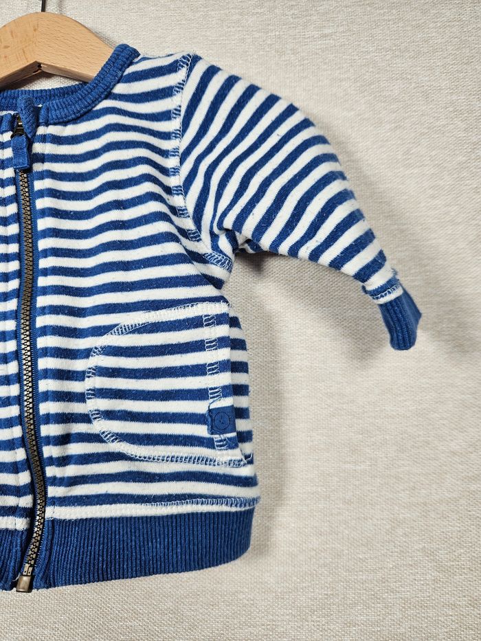 Gilet zippé tape à l'œil 3 mois 59 cm - photo numéro 4