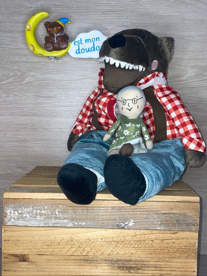 IKE72 doudou loup 🐺 ikea