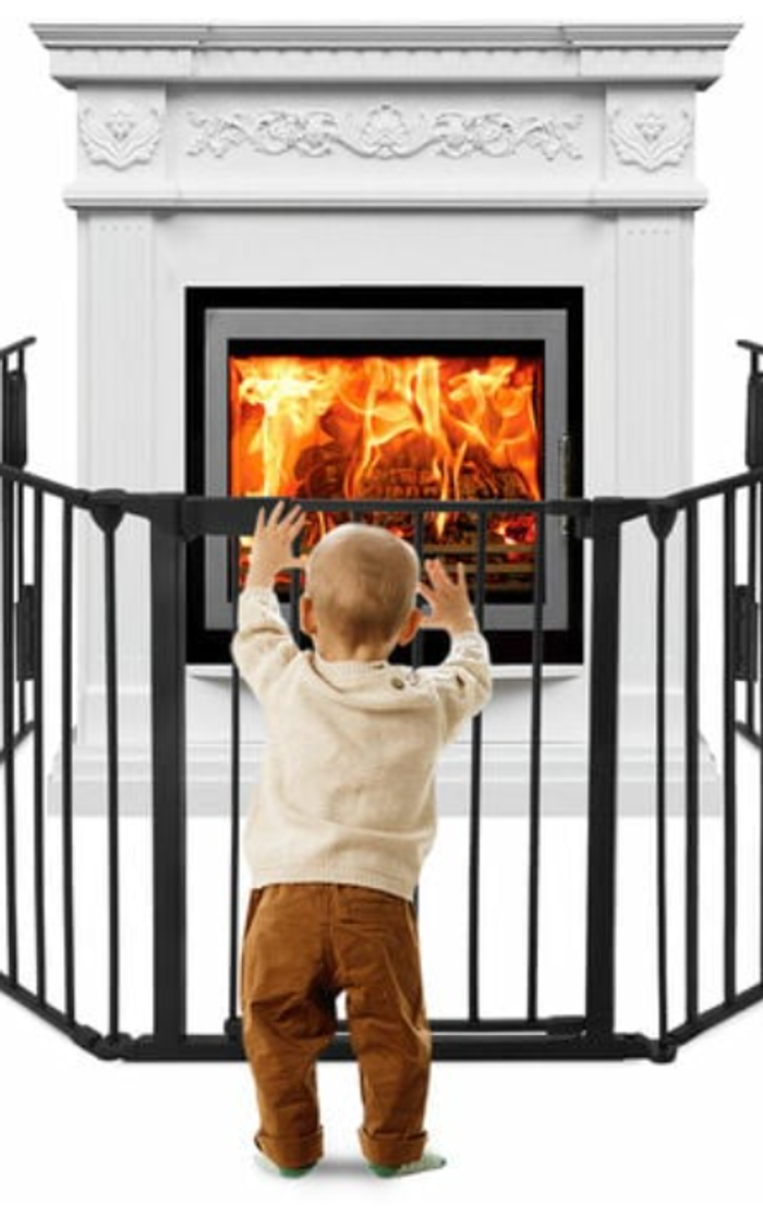 Neuf Grande Barrière de sécurité 360cm Protection pour Enfants/Animaux de Poêle à bois - Pare-feu de