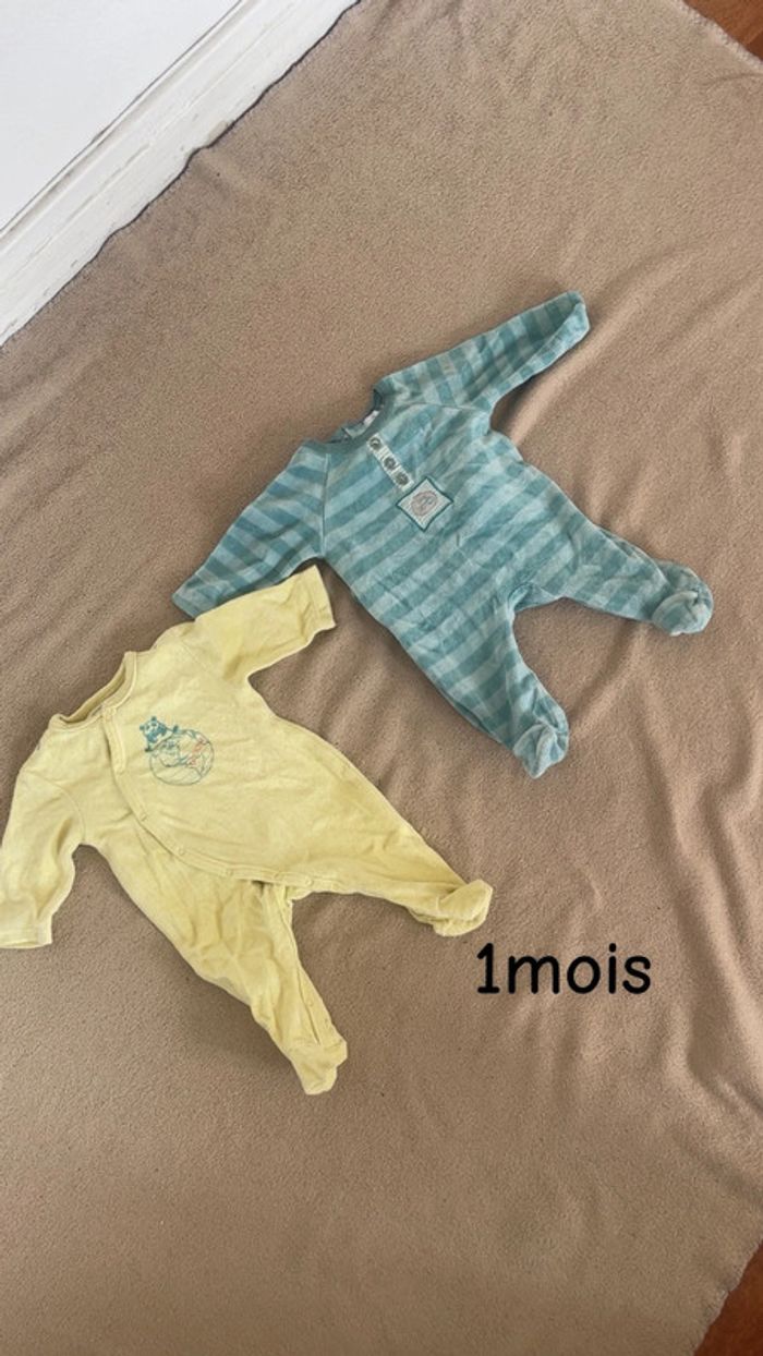 Lot pyjama 1mois garçon